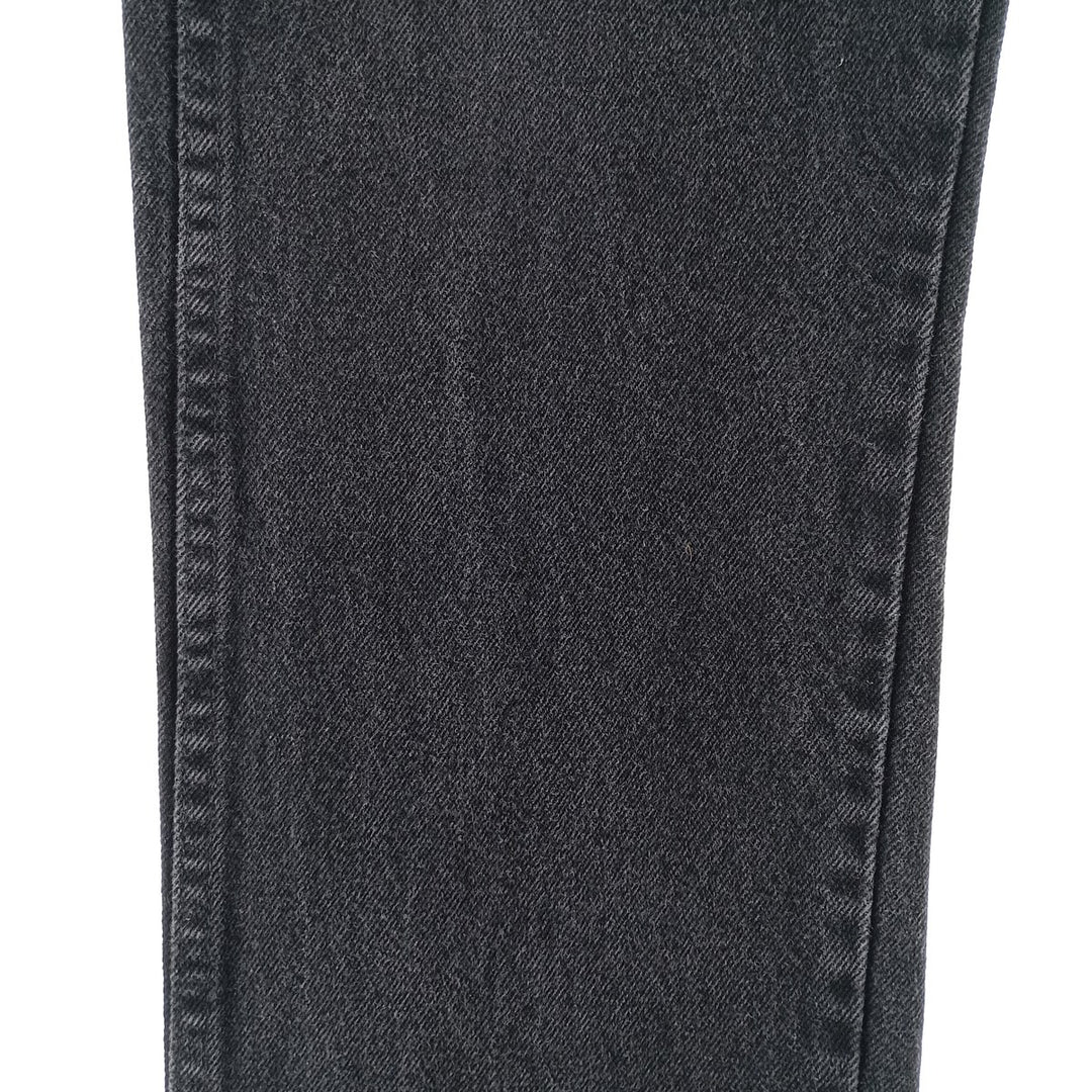 Rustler Black Denim Straight Denim Pants for Men, W30 equivalent cotton black type Vintage Second Hand