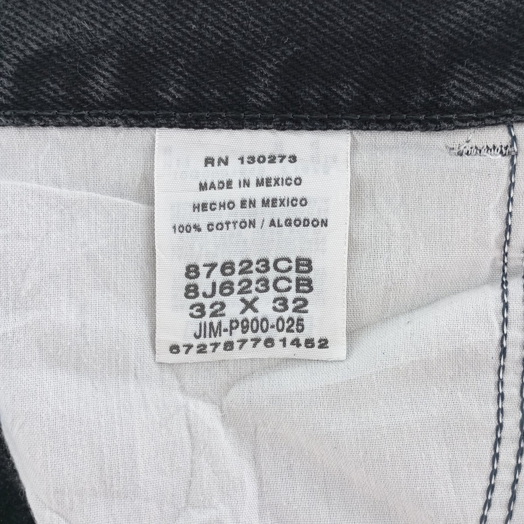 Rustler Black Denim Straight Denim Pants for Men, W31 equivalent cotton black type Vintage Second Hand