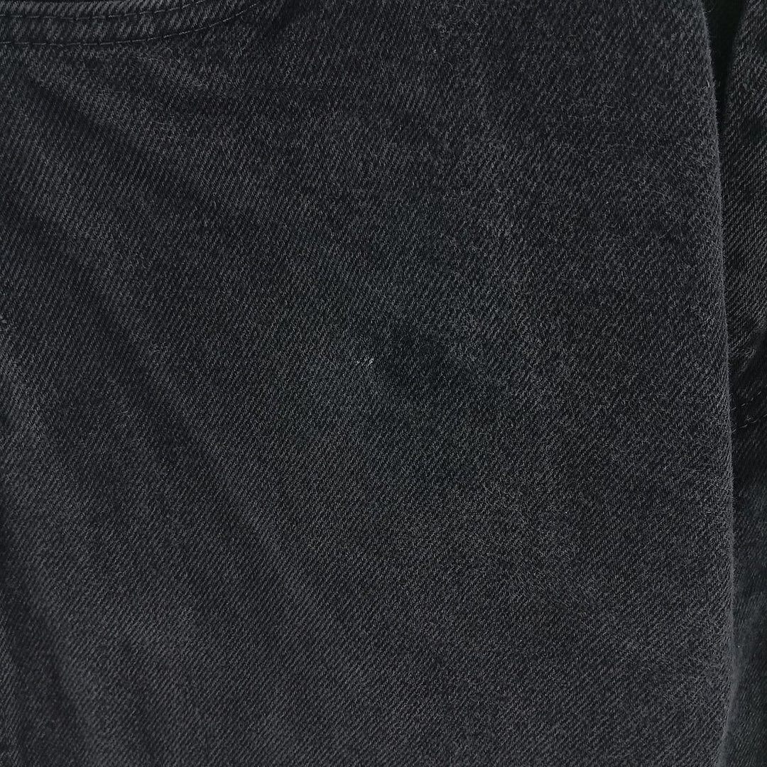 Rustler Black Denim Straight Denim Pants for Men, W31 equivalent cotton black type Vintage Second Hand