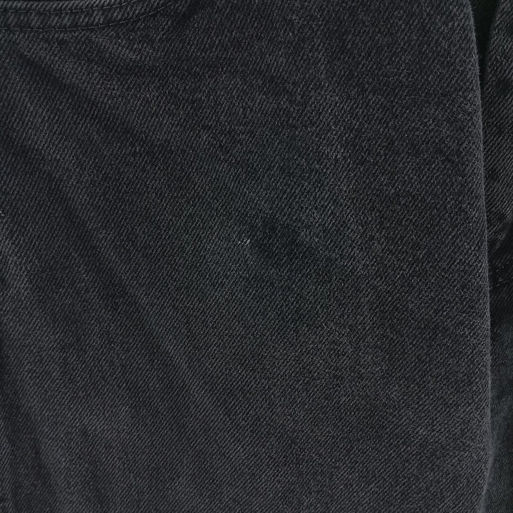 Rustler Black Denim Straight Denim Pants for Men, W31 equivalent cotton black type Vintage Second Hand