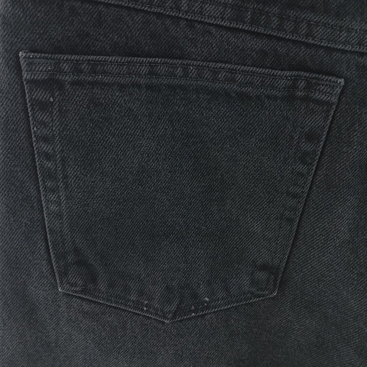 Rustler Black Denim Straight Denim Pants for Men, W31 equivalent cotton black type Vintage Second Hand
