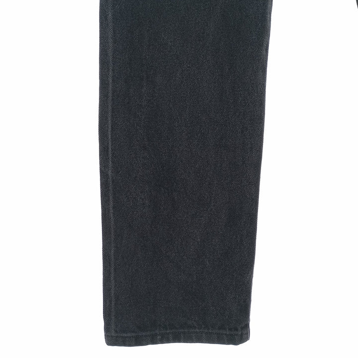 Rustler Black Denim Straight Denim Pants for Men, W31 equivalent cotton black type Vintage Second Hand