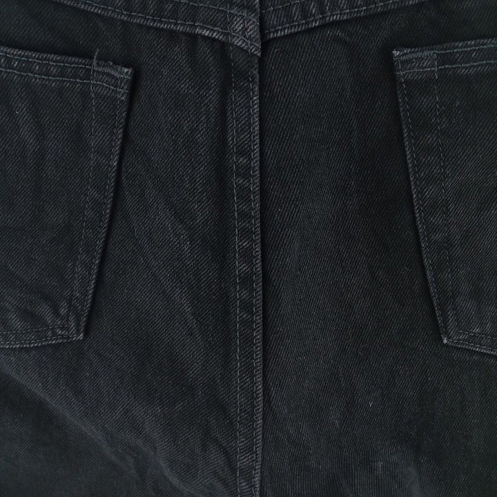 Rustler Black Denim Straight Denim Pants for Men, W35 equivalent cotton black type Vintage Second Hand