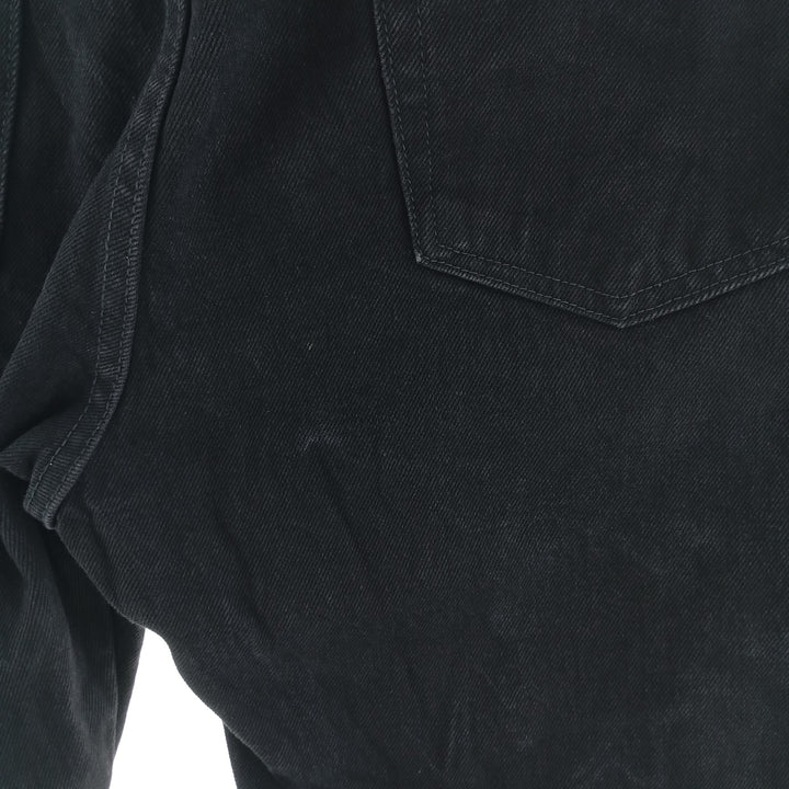 Rustler Black Denim Straight Denim Pants for Men, W35 equivalent cotton black type Vintage Second Hand