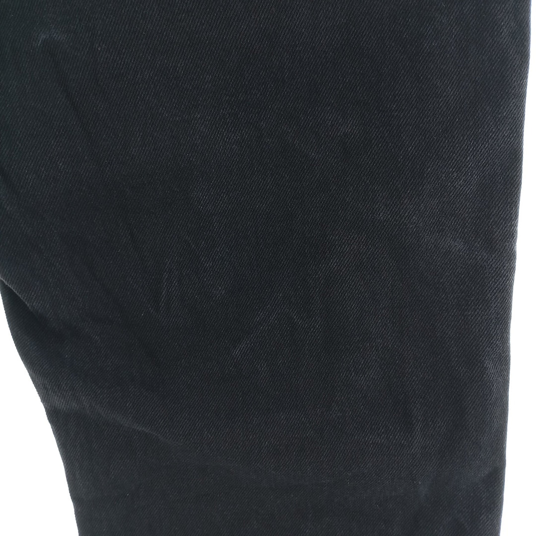 Rustler Black Denim Straight Denim Pants for Men, W35 equivalent cotton black type Vintage Second Hand
