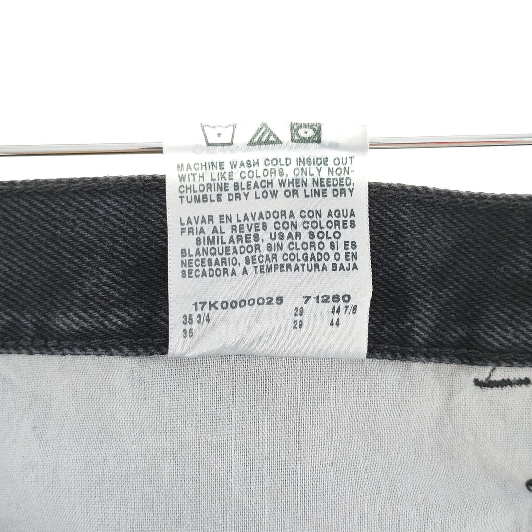 Rustler Black Denim Straight Denim Pants for Men, W34 equivalent cotton black type Vintage Second Hand