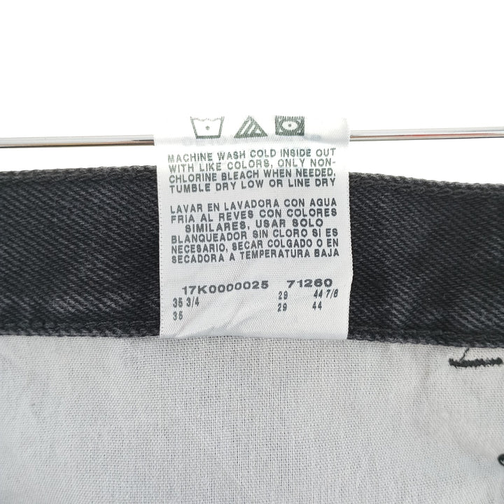 Rustler Black Denim Straight Denim Pants for Men, W34 equivalent cotton black type Vintage Second Hand