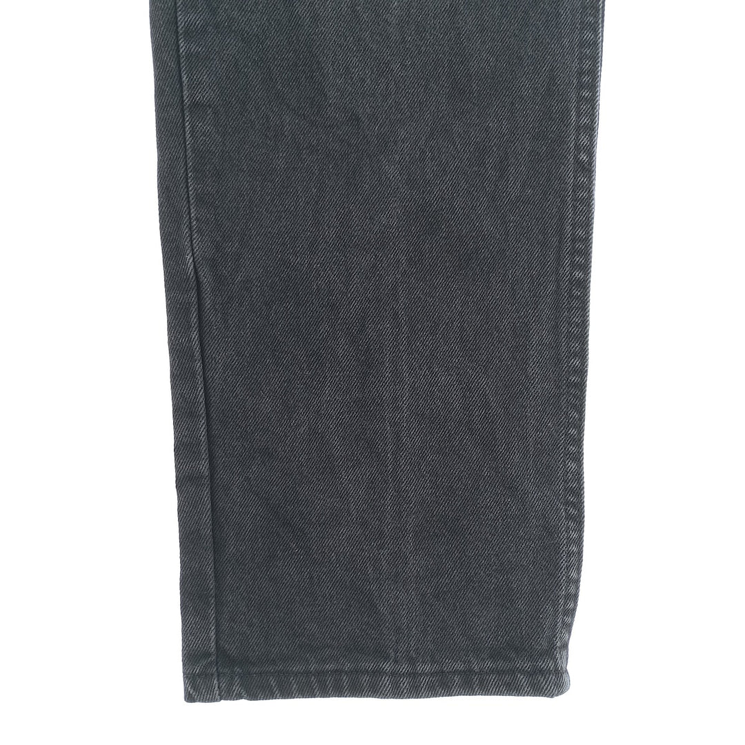 Rustler Black Denim Straight Denim Pants for Men, W34 equivalent cotton black type Vintage Second Hand