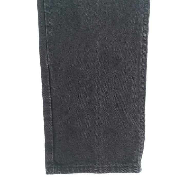 Rustler Black Denim Straight Denim Pants for Men, W34 equivalent cotton black type Vintage Second Hand