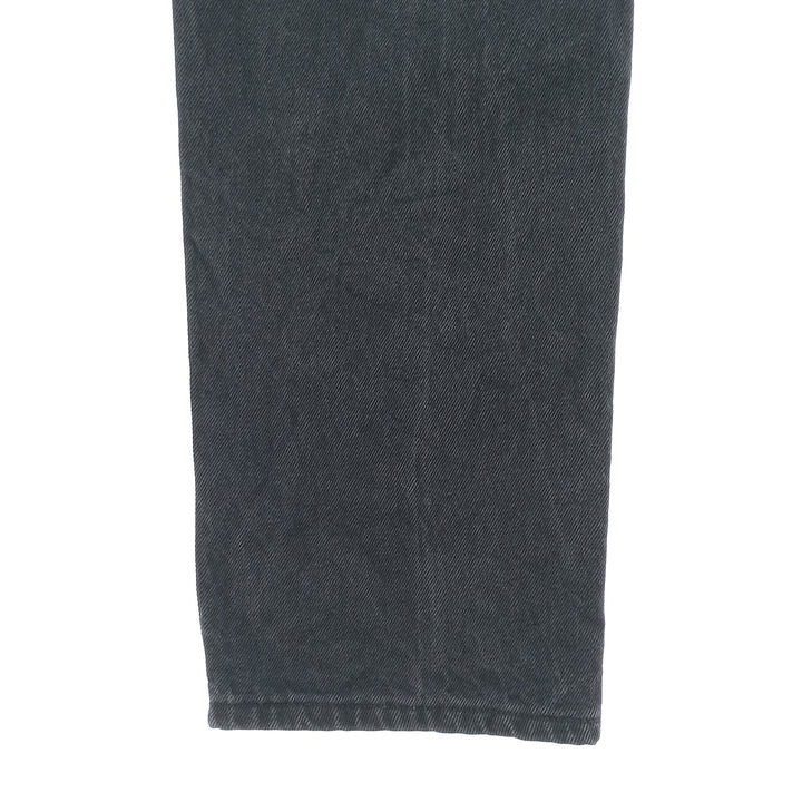 Rustler Black Denim Straight Denim Pants for Men, W34 equivalent cotton black type Vintage Second Hand