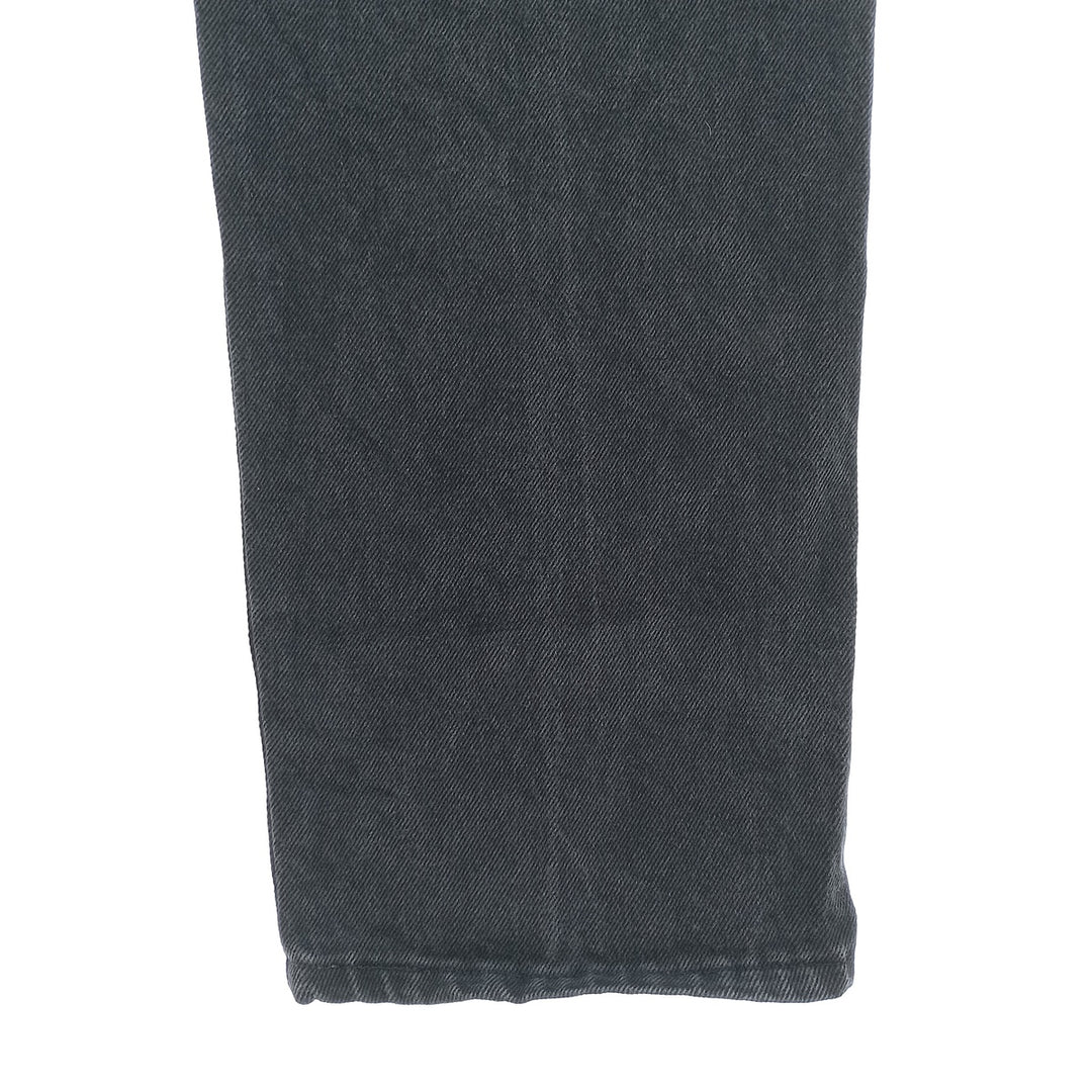 Rustler Black Denim Straight Denim Pants for Men, W34 equivalent cotton black type Vintage Second Hand