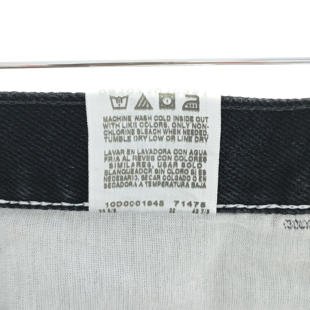 Rustler Black Denim Straight Denim Pants for Men, W32 equivalent cotton black type Vintage Second Hand