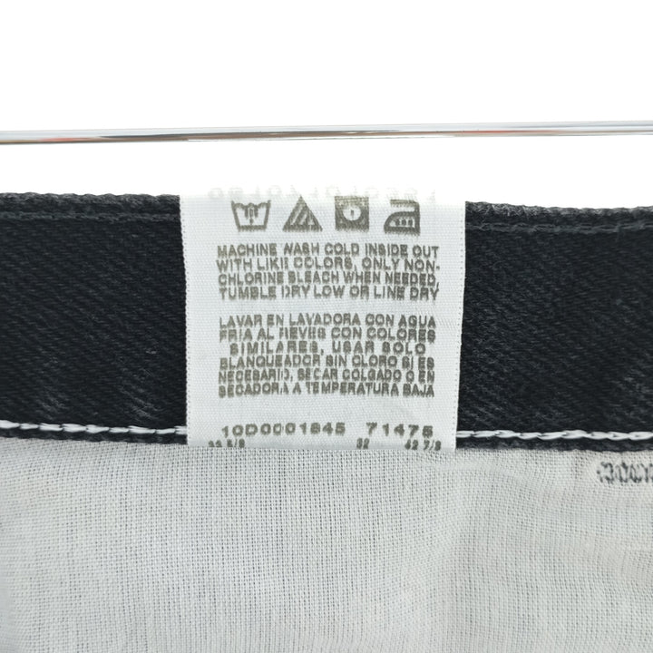 Rustler Black Denim Straight Denim Pants for Men, W32 equivalent cotton black type Vintage Second Hand