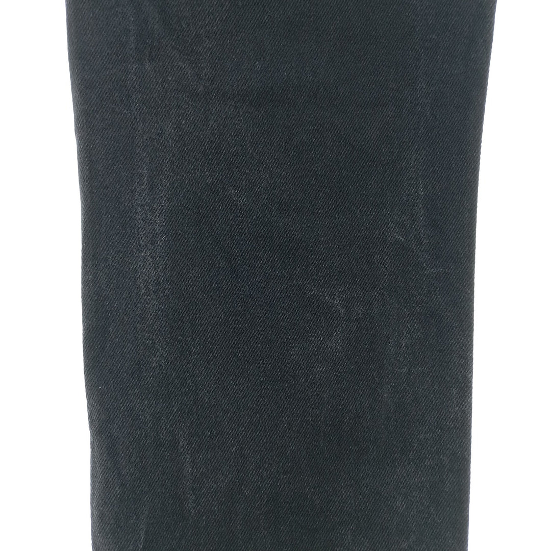 Rustler Black Denim Straight Denim Pants for Men, W32 equivalent cotton black type Vintage Second Hand