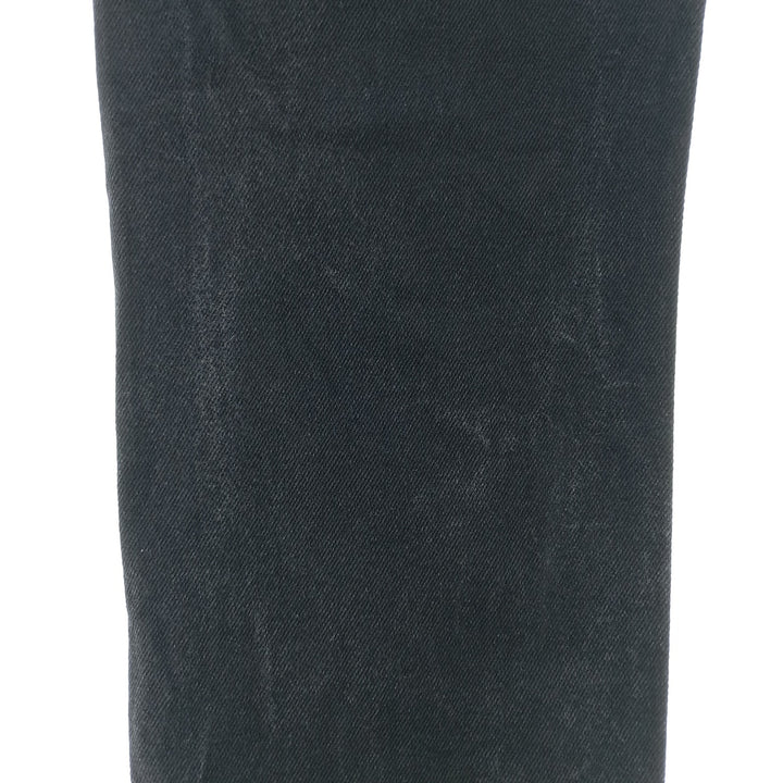 Rustler Black Denim Straight Denim Pants for Men, W32 equivalent cotton black type Vintage Second Hand