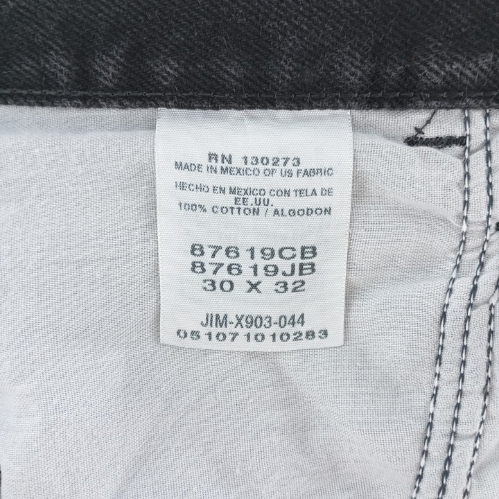 Rustler Black Denim Straight Denim Pants for Men, W30 equivalent cotton black type Vintage Second Hand