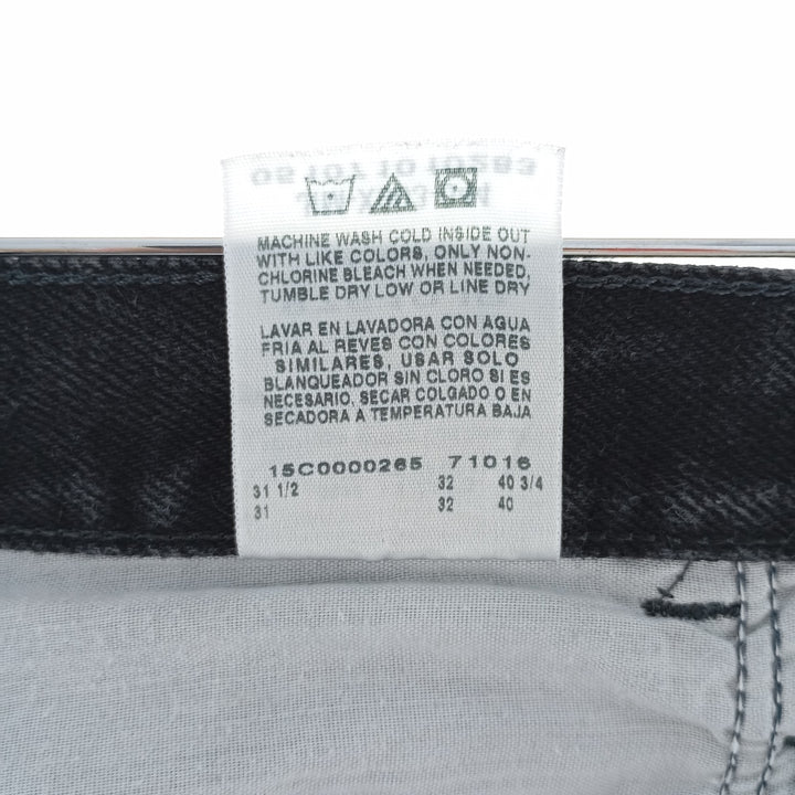 Rustler Black Denim Straight Denim Pants for Men, W30 equivalent cotton black type Vintage Second Hand