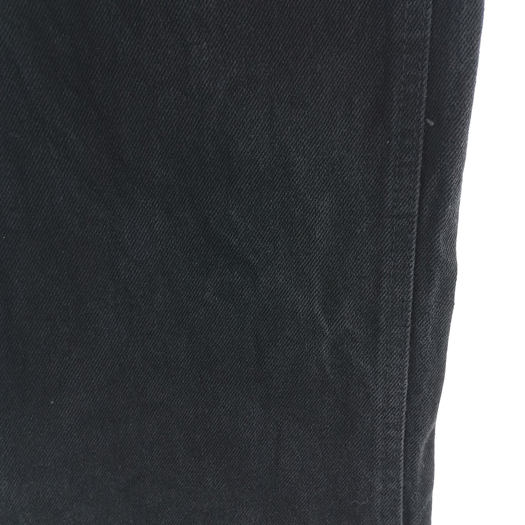 Rustler Black Denim Straight Denim Pants for Men, W32 equivalent cotton black type Vintage Second Hand