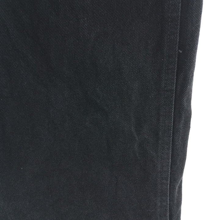 Rustler Black Denim Straight Denim Pants for Men, W32 equivalent cotton black type Vintage Second Hand