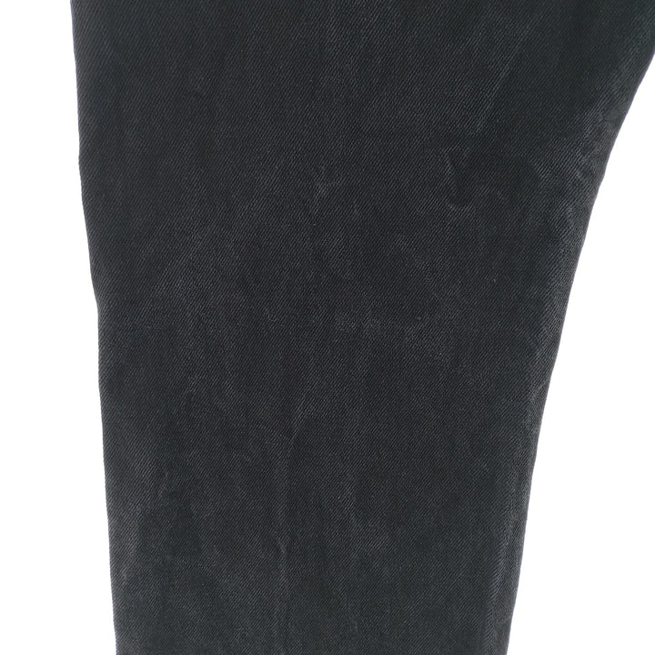 Rustler Black Denim Straight Denim Pants for Men, W32 equivalent cotton black type Vintage Second Hand