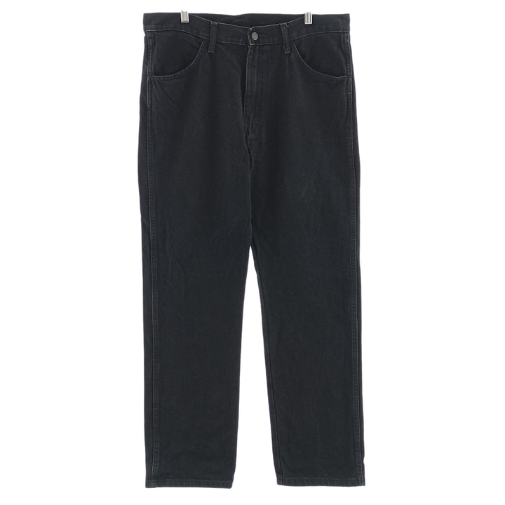 Rustler Black Denim Straight Denim Pants for Men, W37 cotton black type Vintage Second Hand