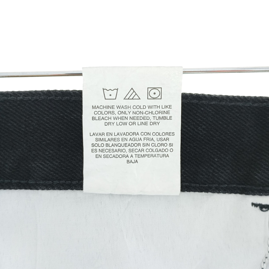 Rustler Black Denim Straight Denim Pants for Men, W37 cotton black type Vintage Second Hand