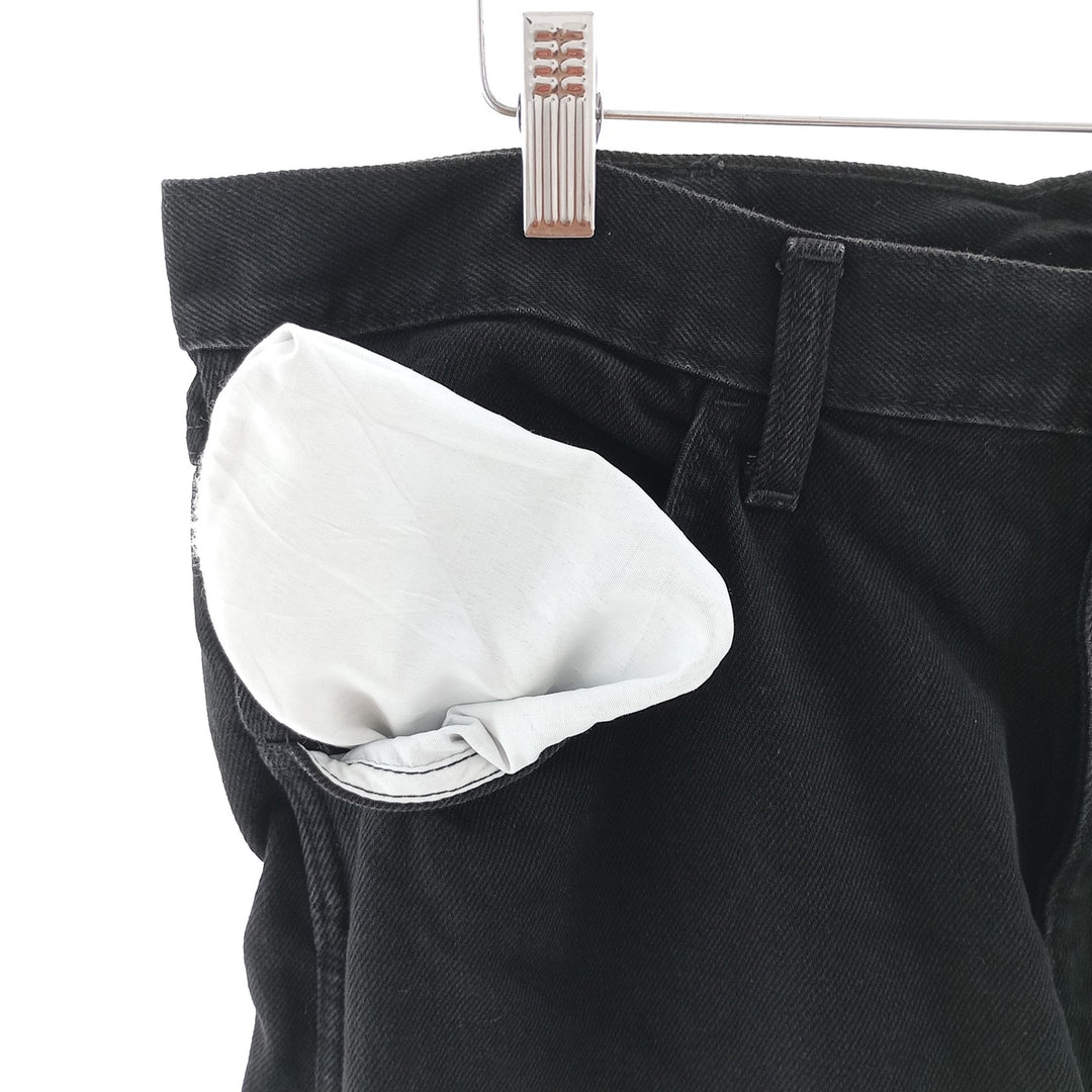 Rustler Black Denim Straight Denim Pants for Men, W37 cotton black type Vintage Second Hand