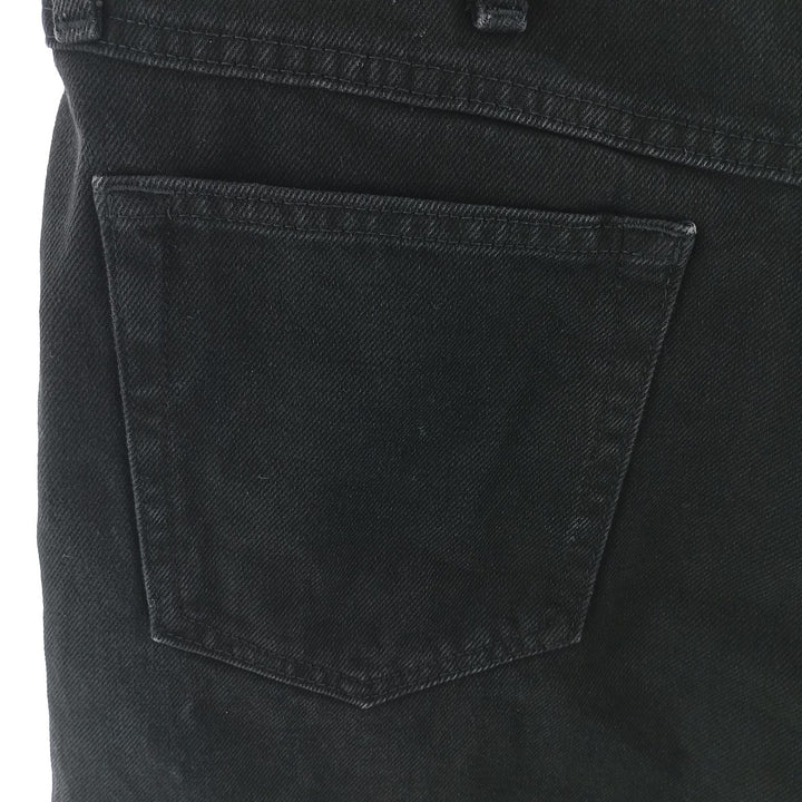 Rustler Black Denim Straight Denim Pants for Men, W37 cotton black type Vintage Second Hand
