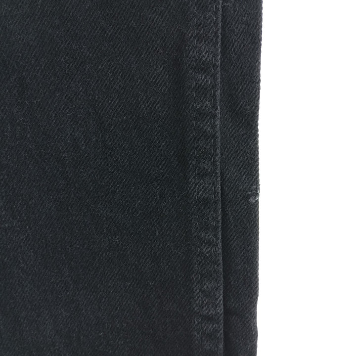 Rustler Black Denim Straight Denim Pants for Men, W31 equivalent cotton black type Vintage Second Hand