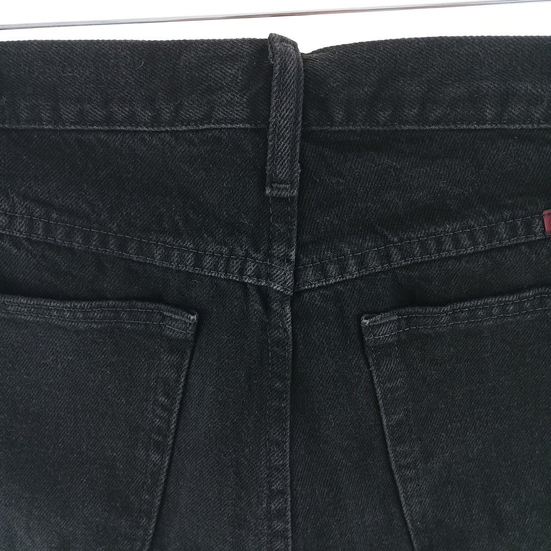 Rustler Black Denim Straight Denim Pants for Men, W31 equivalent cotton black type Vintage Second Hand