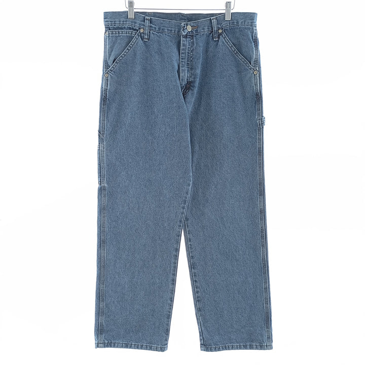 00'S Wrangler CARPENTER denim painter pants for men, equivalent to W34 cotton blue type Vintage Second Hand