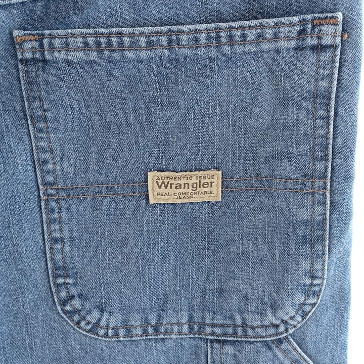 00'S Wrangler CARPENTER denim painter pants for men, equivalent to W34 cotton blue type Vintage Second Hand