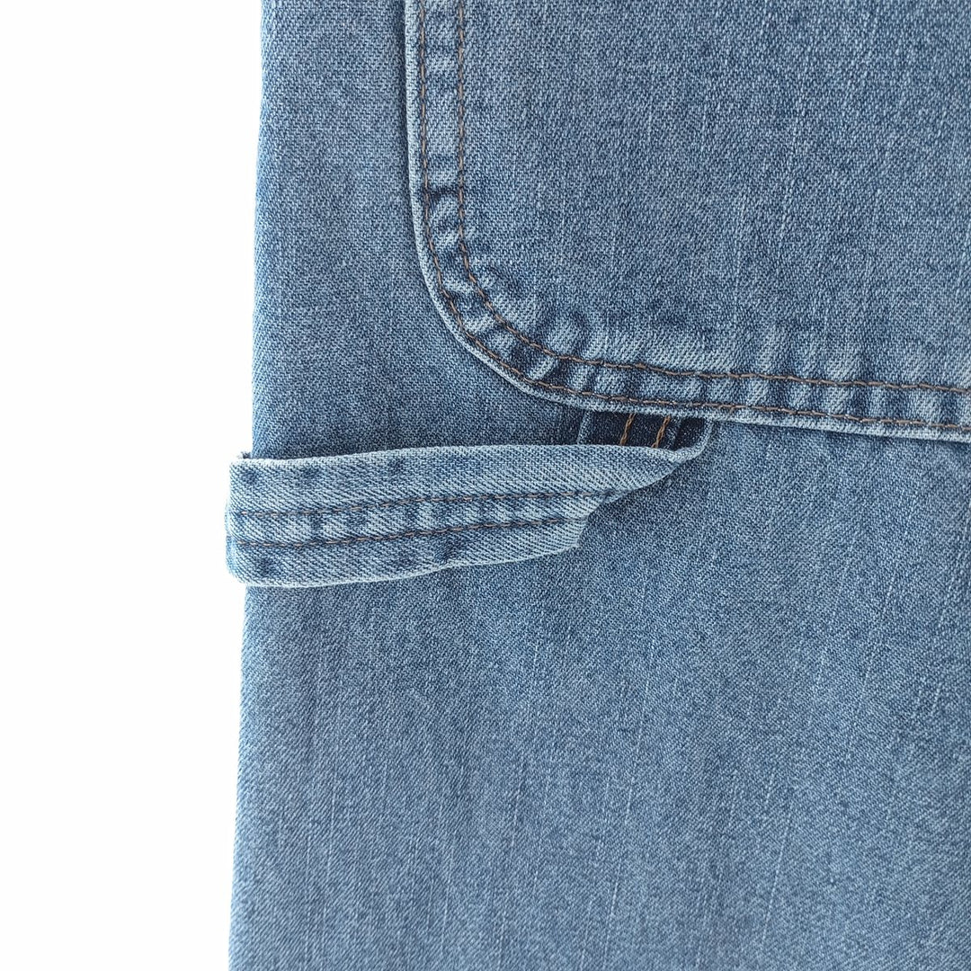 00'S Wrangler CARPENTER denim painter pants for men, equivalent to W34 cotton blue type Vintage Second Hand