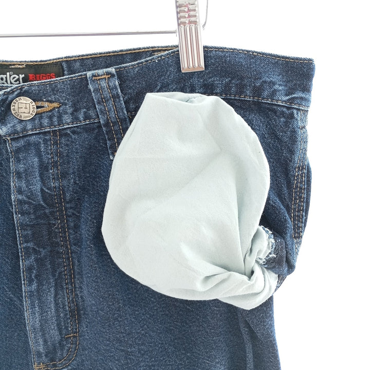 Wrangler RIGGS WORKWEAR Denim Painter Pants Men's W36 equivalent cotton blue type Vintage Second Hand