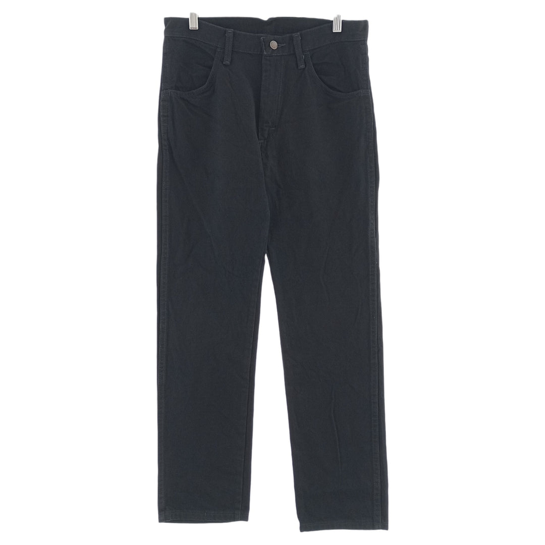 Rustler Black Denim Straight Denim Pants for Men, W31 equivalent cotton black type Vintage Second Hand