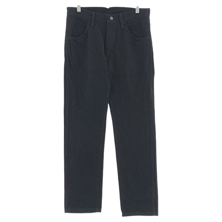 Rustler Black Denim Straight Denim Pants for Men, W31 equivalent cotton black type Vintage Second Hand