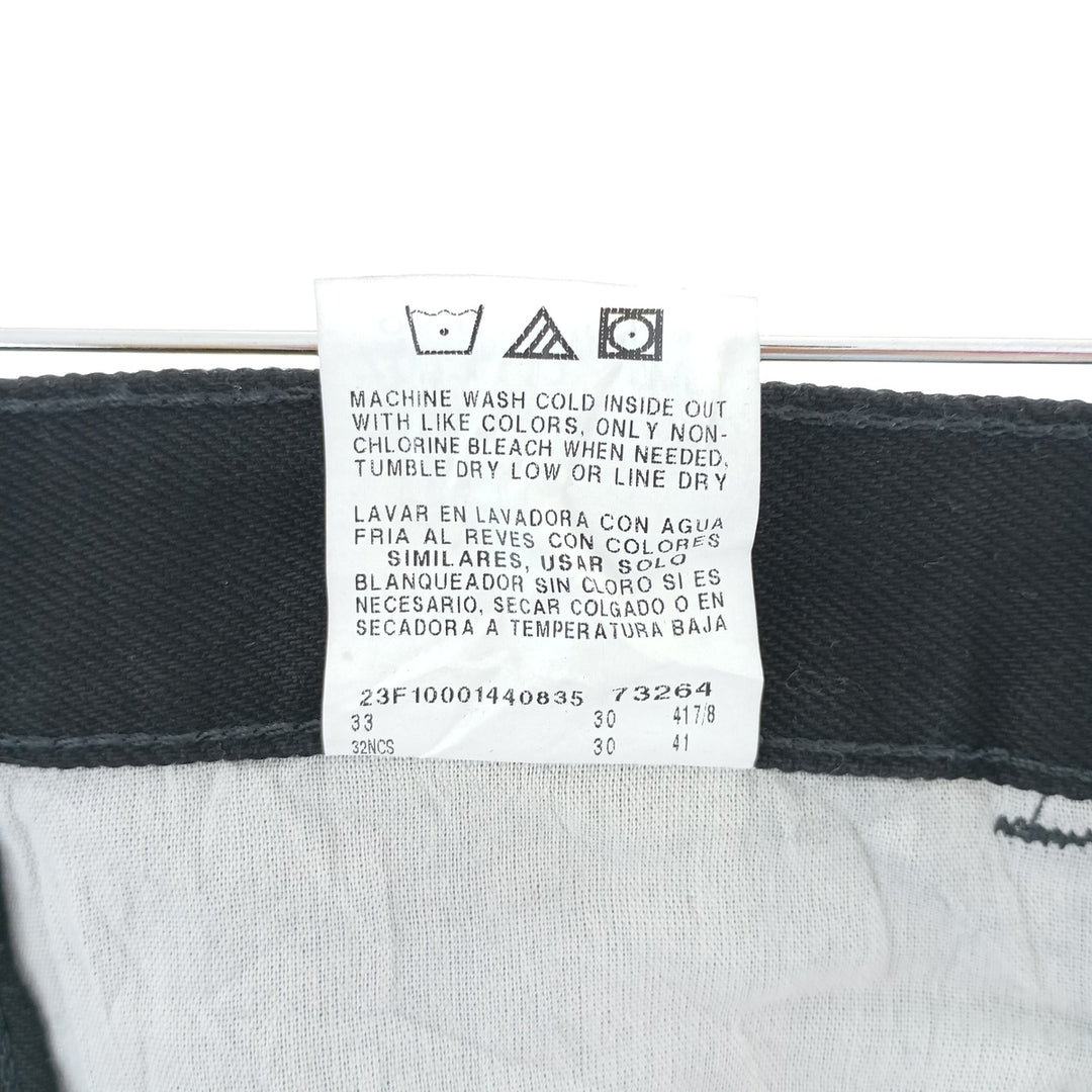 Rustler Black Denim Straight Denim Pants for Men, W31 equivalent cotton black type Vintage Second Hand