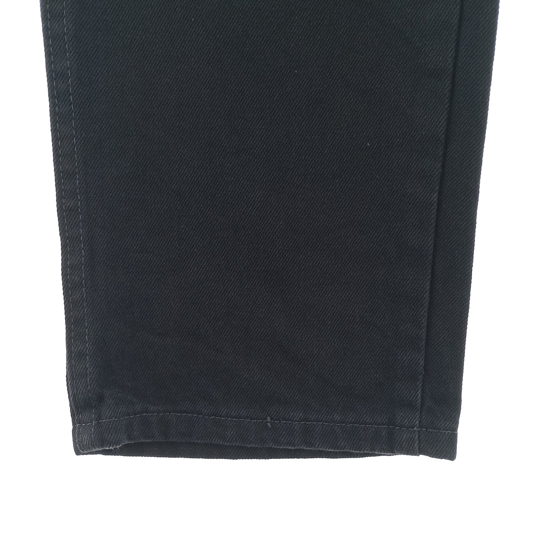 Rustler Black Denim Straight Denim Pants for Men, W31 equivalent cotton black type Vintage Second Hand