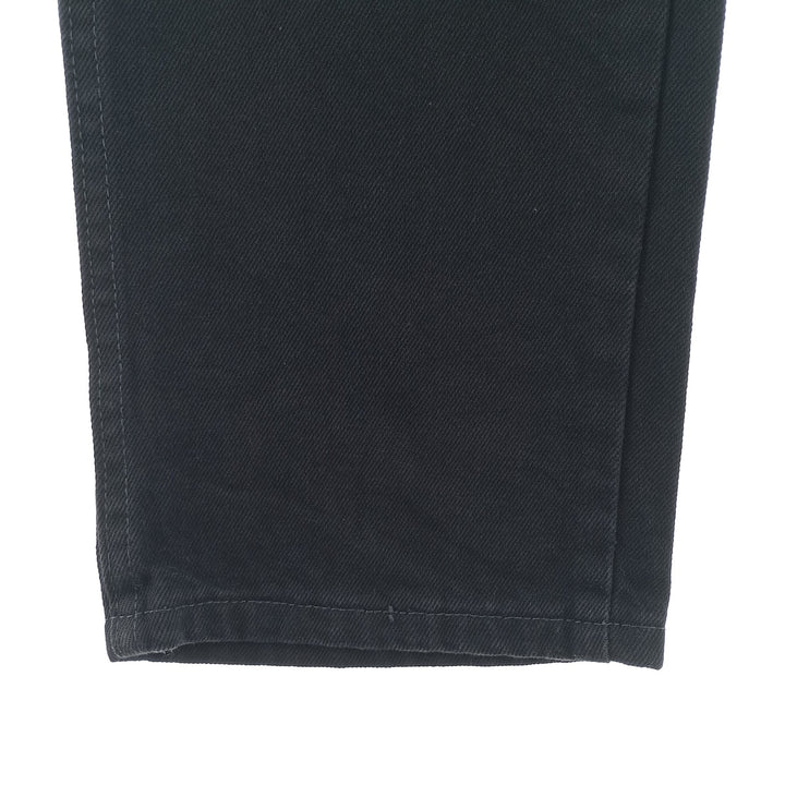 Rustler Black Denim Straight Denim Pants for Men, W31 equivalent cotton black type Vintage Second Hand