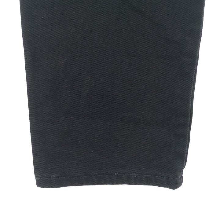 Rustler Black Denim Straight Denim Pants for Men, W31 equivalent cotton black type Vintage Second Hand