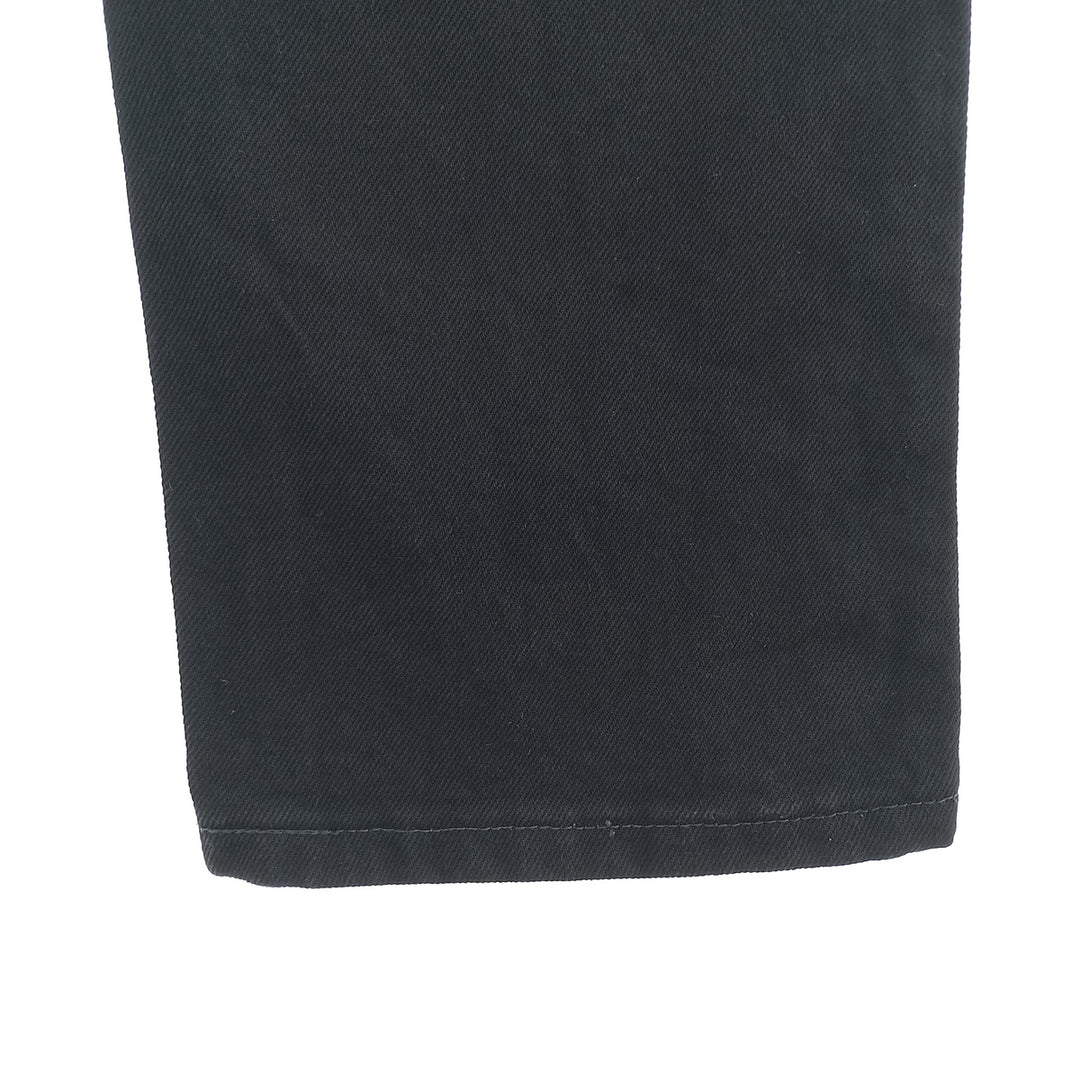 Rustler Black Denim Straight Denim Pants for Men, W31 equivalent cotton black type Vintage Second Hand