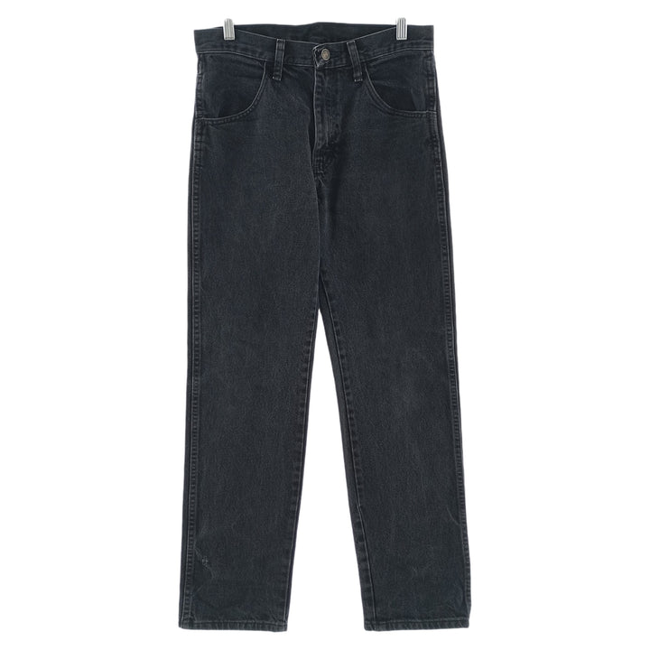 RUSTLER Men's Black Denim Tapered Denim Pants (W30 equivalent) cotton black type Vintage Second Hand