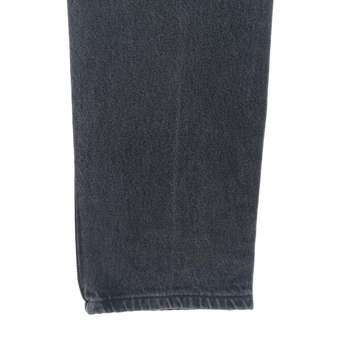 RUSTLER Men's Black Denim Tapered Denim Pants (W30 equivalent) cotton black type Vintage Second Hand