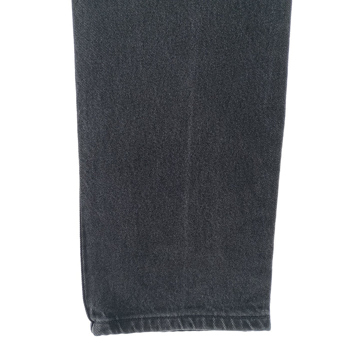 RUSTLER Men's Black Denim Tapered Denim Pants (W30 equivalent) cotton black type Vintage Second Hand