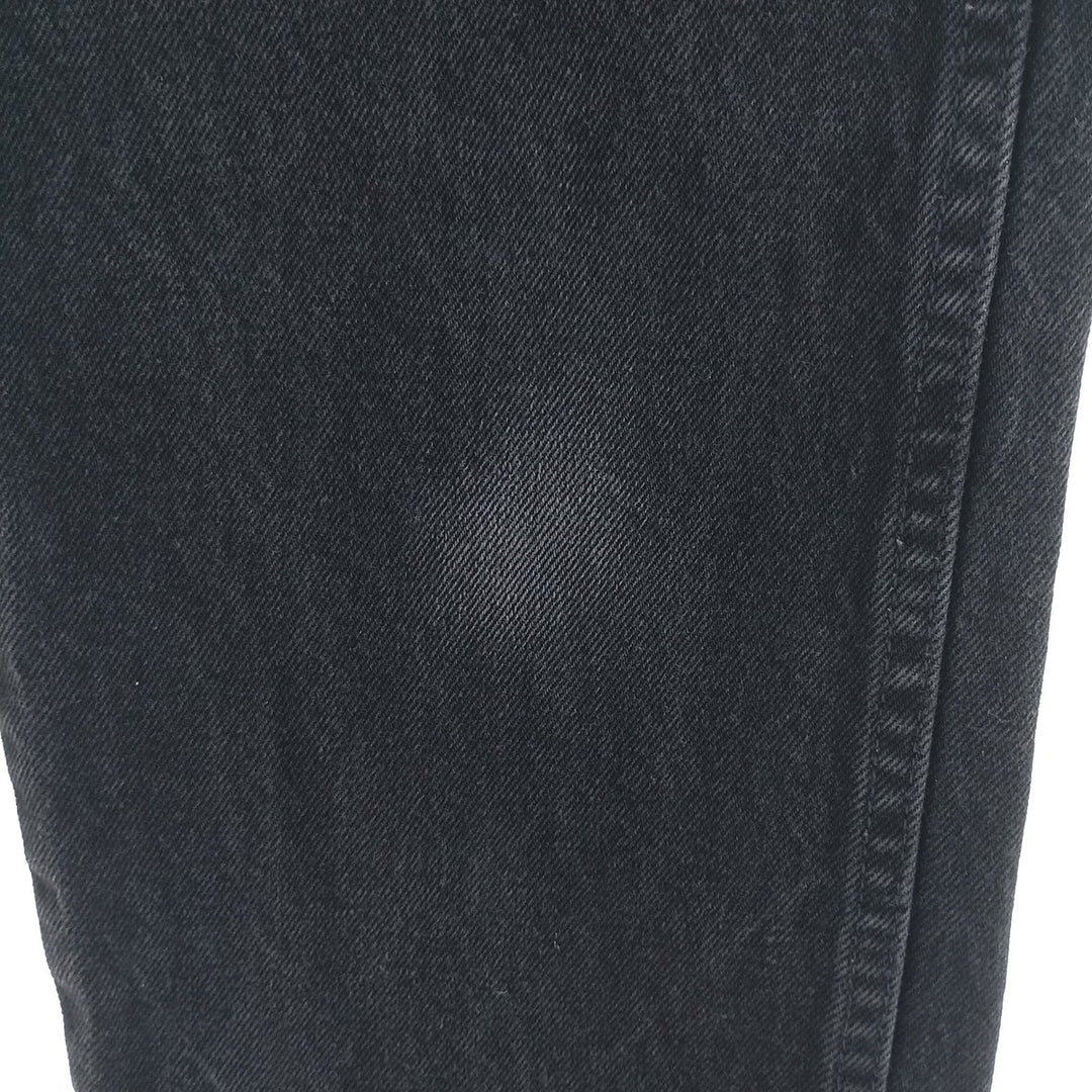 RUSTLER Men's Black Denim Tapered Denim Pants (W30 equivalent) cotton black type Vintage Second Hand