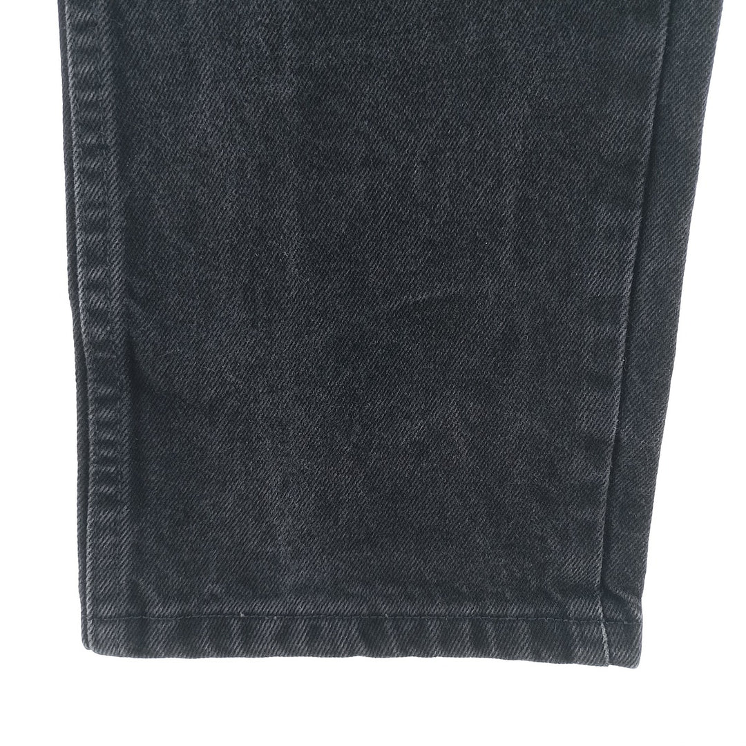 RUSTLER Men's Black Denim Tapered Denim Pants (W30 equivalent) cotton black type Vintage Second Hand