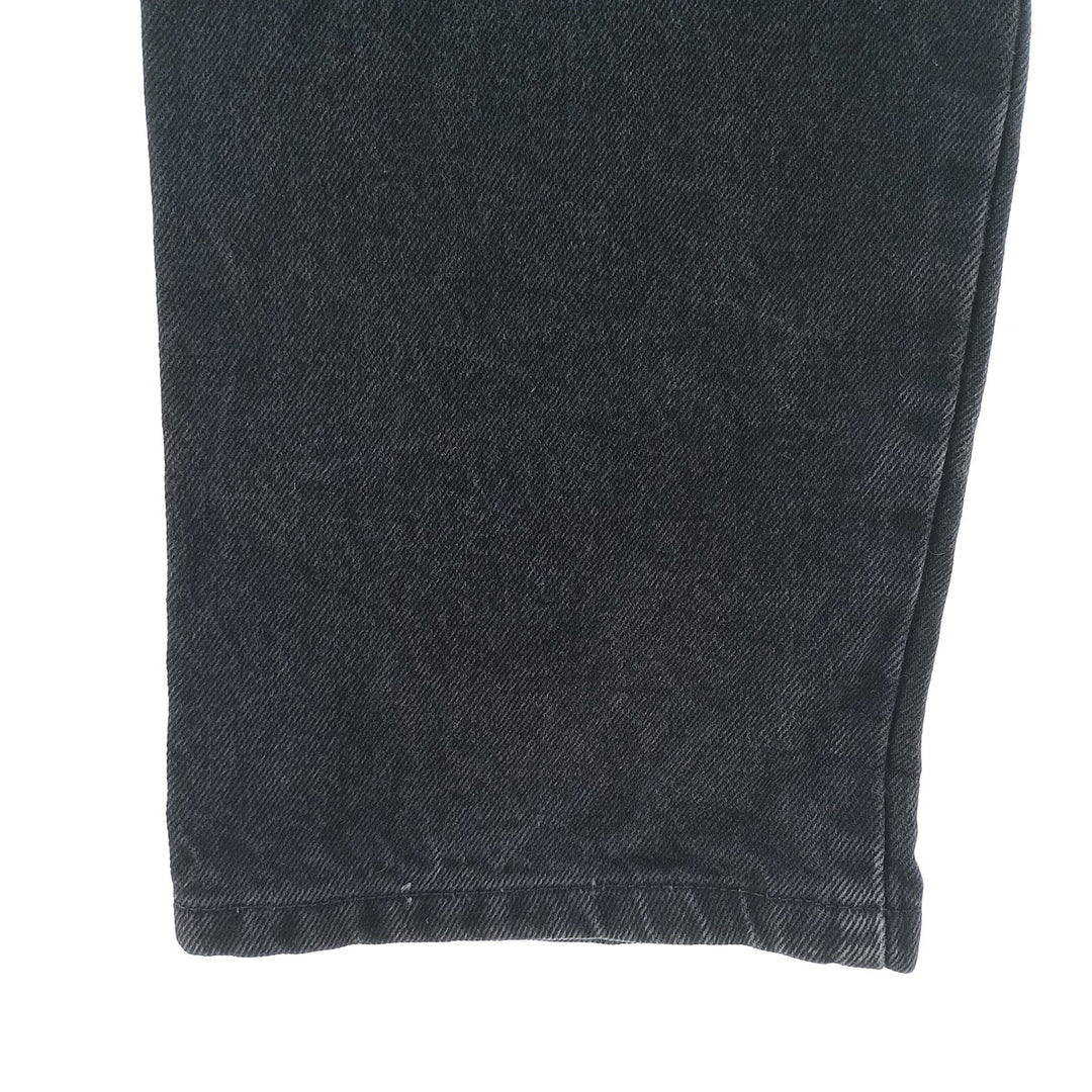 RUSTLER Men's Black Denim Tapered Denim Pants (W30 equivalent) cotton black type Vintage Second Hand
