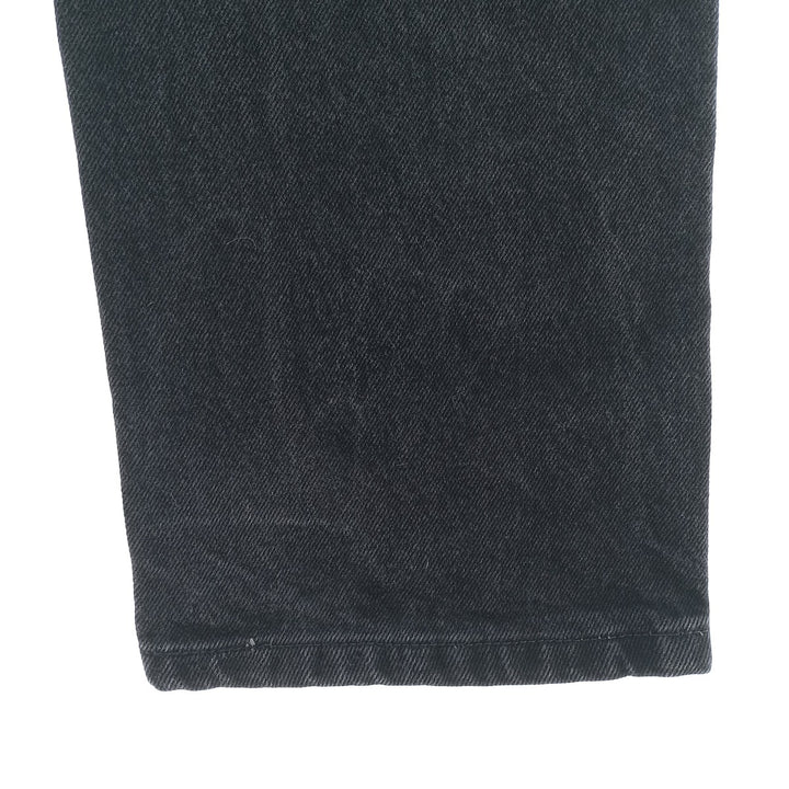 RUSTLER Men's Black Denim Tapered Denim Pants (W30 equivalent) cotton black type Vintage Second Hand