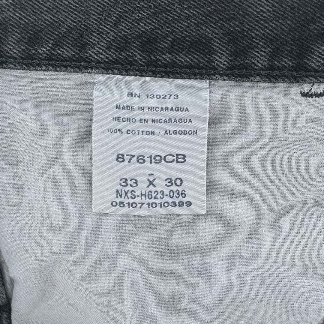 Rustler Black Denim Straight Denim Pants for Men, W32 equivalent cotton black type Vintage Second Hand