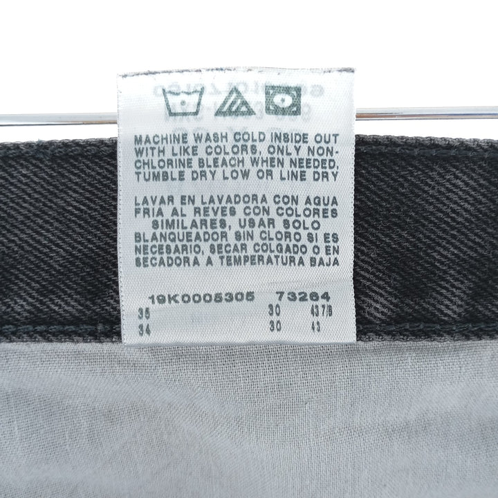 Rustler Black Denim Straight Denim Pants for Men, W32 equivalent cotton black type Vintage Second Hand